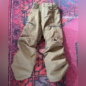 Burton Kids Olive Green Snow Pants, XS